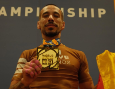 El jiu jitsero tricolor logró un nuevo título mundial IBJJF.