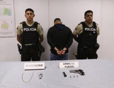 El sujeto fue detenido por la Policía Nacional.