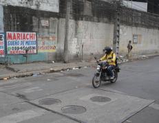 En esta zona de Pascuales se produjo el ataque armado. En el sector suele haber el servicio de transporte a través de tricimotos.