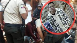 Personal policial llegó minutos después del ataque. Imágen del ciudadano chino que atacó a sacerdotes.