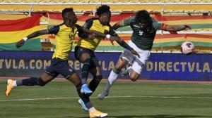 Ecuador pierde 1-0 ante Bolivia, en La Paz.