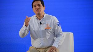 El candidato de la alianza UNES, Andrés Aráuz, no se ha referido a la acusación del consejero Verdesoto.