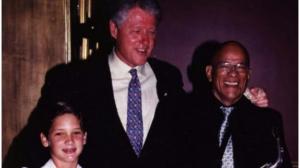 Lucho Silva junto  Bill Clinton