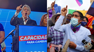 Arauz, Yaku Pérez y Guillermo Lasso fueron los más votados.
