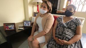 Irma López y su hija Carolina Zúñiga, hermana y sobrina de Zoila Amada, albergan la esperanza de hallar su cuerpo.