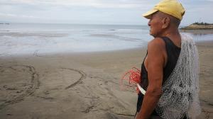 Pescador de 102 años en Playas