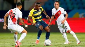 Ecuador empata con Perú y se aleja de los cuartos de final de la Copa América.