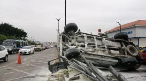 Se registró un accidente de tránsito en Guayaquil.