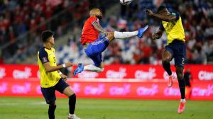 Arturo Vidal salió expulsado del partido Chile vs. Ecuador