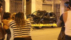 En este vehículo viajaba Anthony Suárez Mariño cuando fue asesinado a tiros.