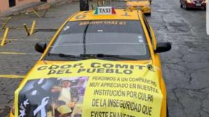 Taxistas - inseguridad - crimen