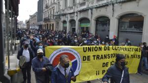 Protestas taxistas Quito