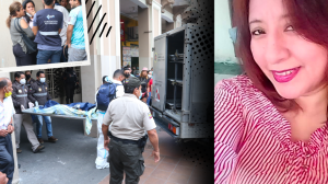 Nancy Fabiola Soledispa Alvarado, de 49 años, fue hallada sin vida ayer. Su cuerpo fue retirado por los policías y llevado al Laboratorio de Criminalística.