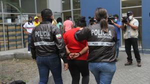 La mujer fue detenida el 30 de julio de 2021 en Guayaquil.
