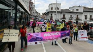 Trabajadoras sexuales - marcha - Quito