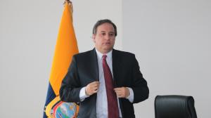 El ministro de finanzas, Simón Cueva, habló sobre la situación económica de Ecuador este 11 de mayo de 2022.