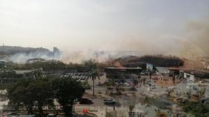 Voraz incendio se registra en el norte de Guayaquil