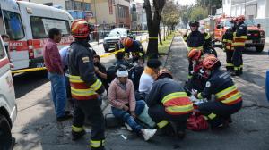 Choque de buses dejó 11 heridos en el norte de Quito