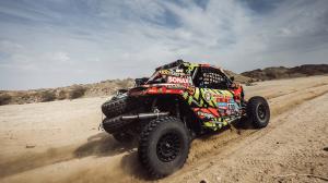 Sebastián Guayasamín cerró la novena etapa del rally Dakar entre los diez mejores