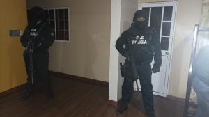 La Policía Nacional capturó a 17 personas por asociación ilícita en cinco provincias