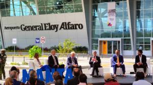 Guillermo Lasso anunció conectividad aérea Manta - Panamá