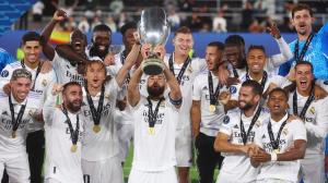 Real Madrid levanta su quinta corona de campeón