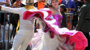 Verónica Alcocer disfrutó del Carnaval.