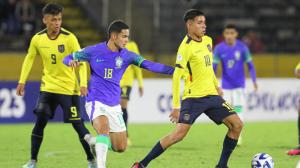 Ecuador empató con Brasil en el Sudamericano sub-17.