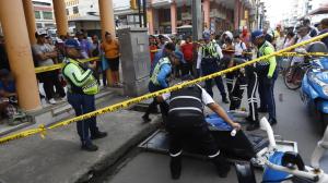 muere chofer de bus en accidente en Guayaquil