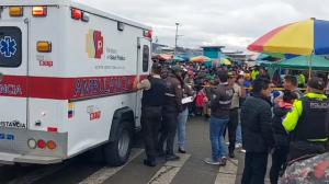 Heridos en mercado de la Feria Libre de Cuenca