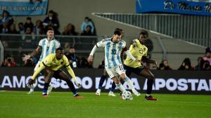 Argentina ganó a Ecuador con gol de Messi