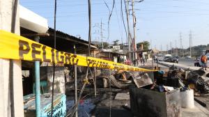 Incendio causó la muerte de una pareja, en Guayaquil.
