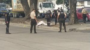 asesinato en la avenida 25 de Julio