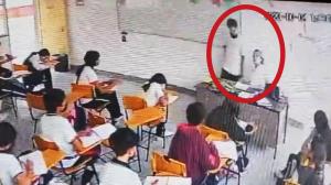 Profesora fue atacada por su alumno.