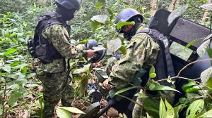 Los militares hicieron un decomiso en la frontera norte de Ecuador.