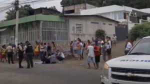 Se registró un asesinato en un barrio de Portoviejo.