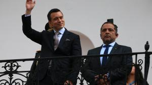 Daniel Noboa fue posesionado como presidente de del Ecuador la mañana del jueves 23 de noviembre de 2023.