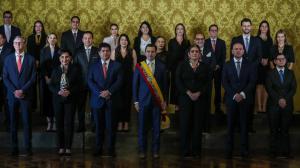 Foto oficial Presidente de Ecuador y ministros
