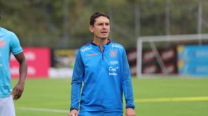 Miguel Bravo, entrenador de la selección de Ecuador sub 23.