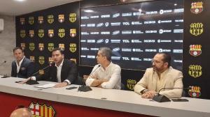 Antonio Álvarez da declaraciones sobre contrataciones en Barcelona.