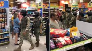 militares supermercado