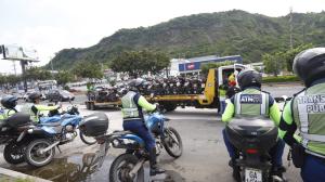 Hubo un amplio operativo de tránsito en un sector de Guayaquil.