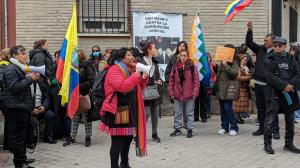 Protestas en contra de las ejecuciones hipotecarias en España.