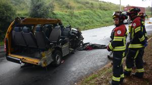 El accidente de tránsito ocurrió al amanecer del jueves 22 de febrero de 2024, en el sector El Troje, en la avenida Simón Bolívar.
