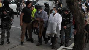 Los detenidos llegaron a la Unidad de Flagrancia, en Quito.