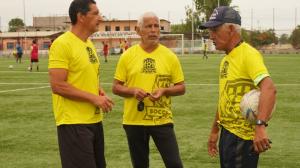 Raúl Noriega, Jimmy Montanero y Víctor Peláez ex campeones con Barcelona.