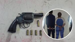 Detenidos - arma de fuego - Quito