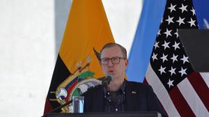 El embajador de los Estados Unidos de América en Ecuador, Michael J. Fitzpatrick, habló del asesinato de la alcaldesa de San Vicente.