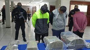 Una red de narcotráfico fue desarticulada en Loja.