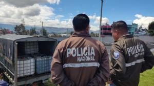 Inteligencia de la Policía Judicial ubicó el sitio donde robaban combustible en el norte de Ambato.